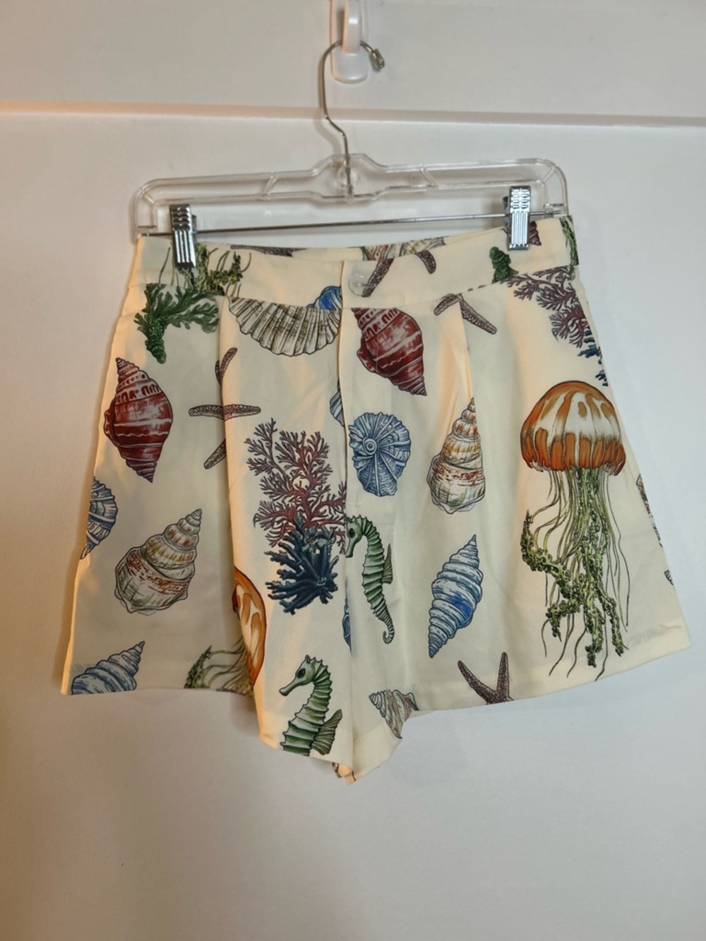 Commense Seashell & Starfish SET High Waist Shorts & Blouse - Picture 8 of 14